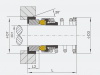 Торцевое уплотнение APG BIA-16 car/cer/nbr