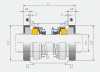 Торцевое уплотнение APG 202-17 car/cer/nbr